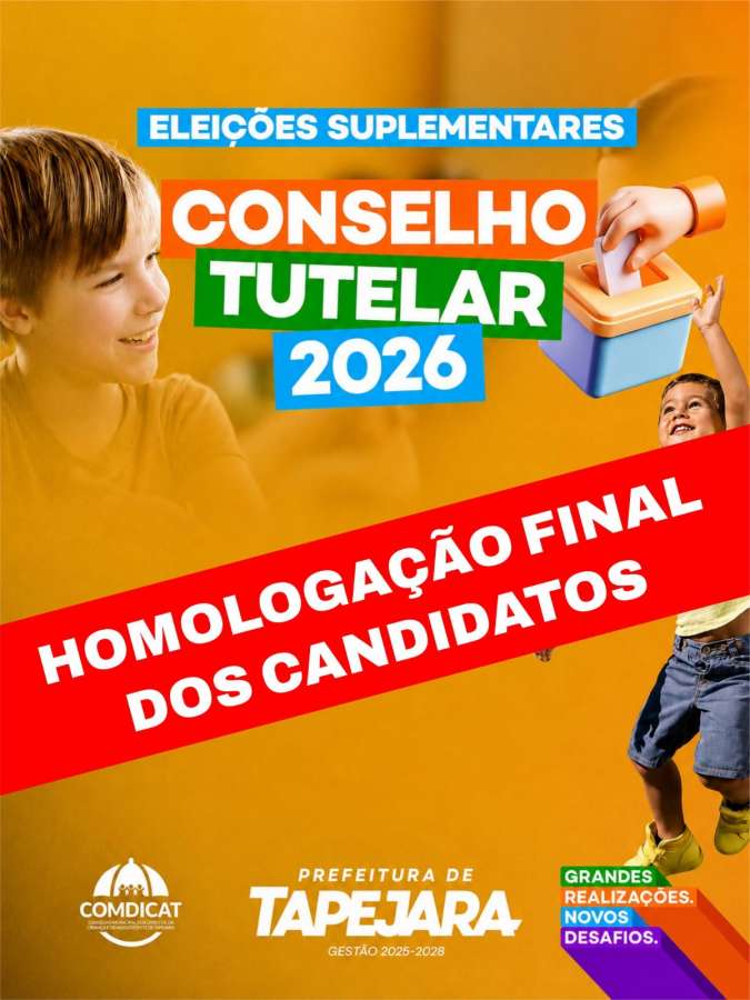 Comissão Eleitoral homologa candidatos para escolha suplementar do Conselho Tutelar em Tapejara