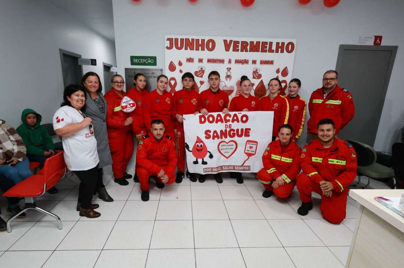 Campanha Junho Vermelho mobiliza comunidade para a doação de sangue