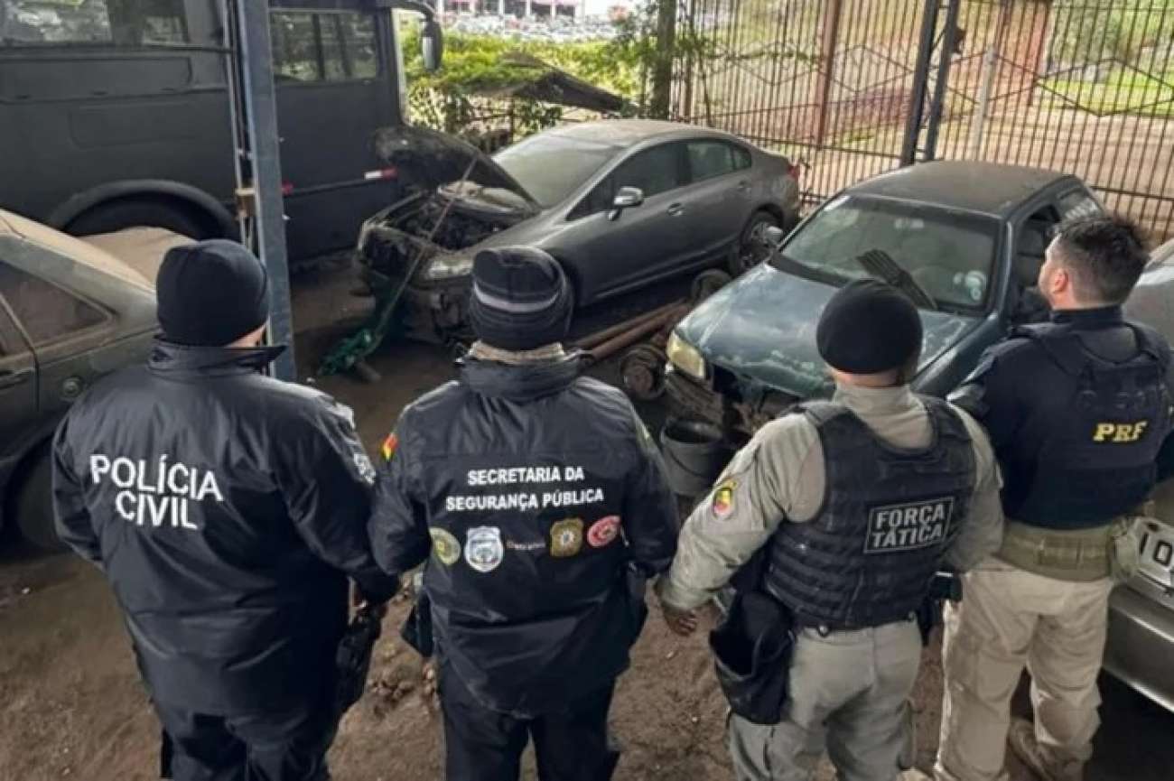 Operação Desmanche apreende 250 toneladas de sucata e recupera veículos roubados em Frederico Westphalen