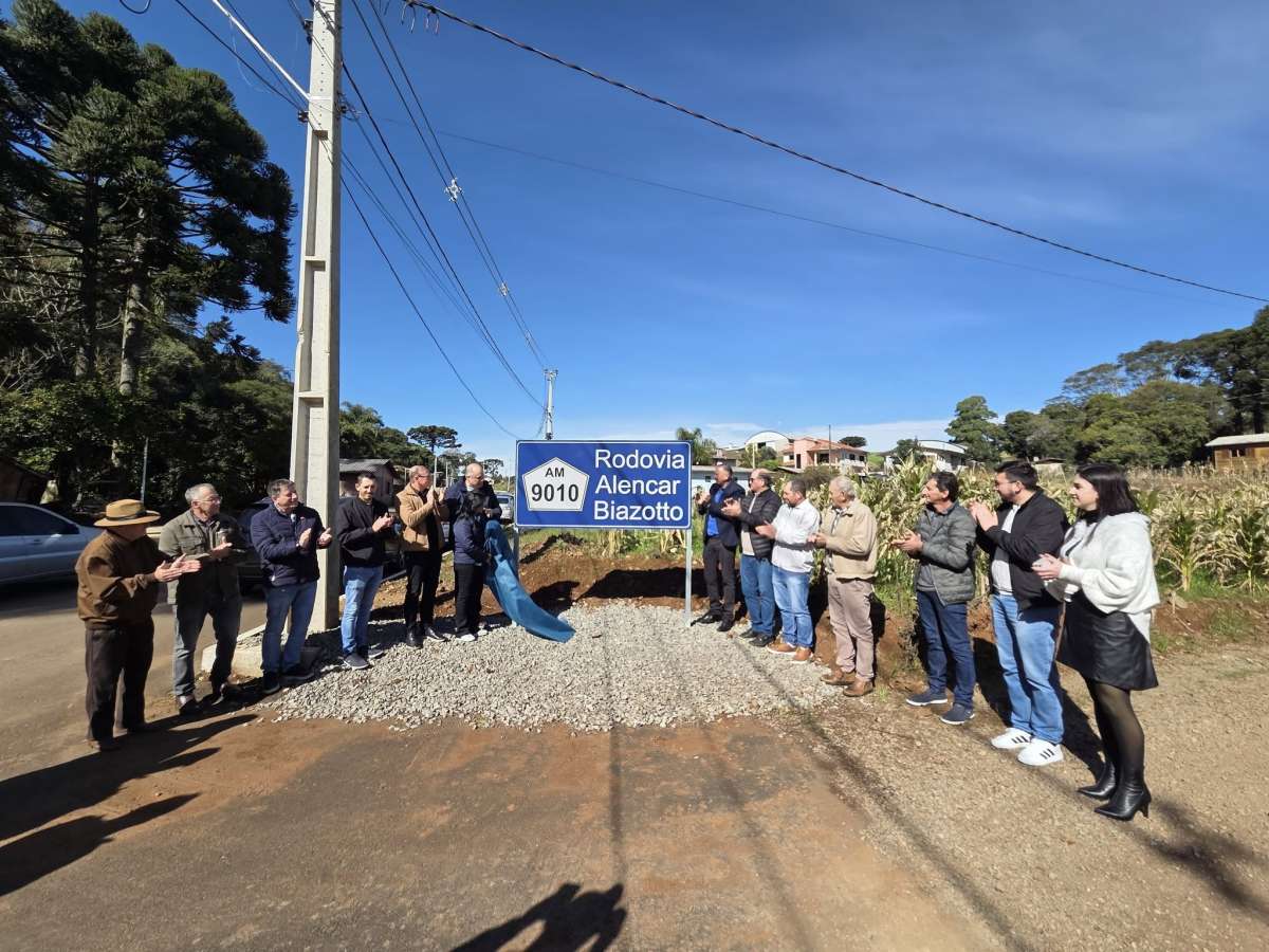 Vila Lângaro oficializa a denominação do Acesso Municipal AM Alencar Biazotto