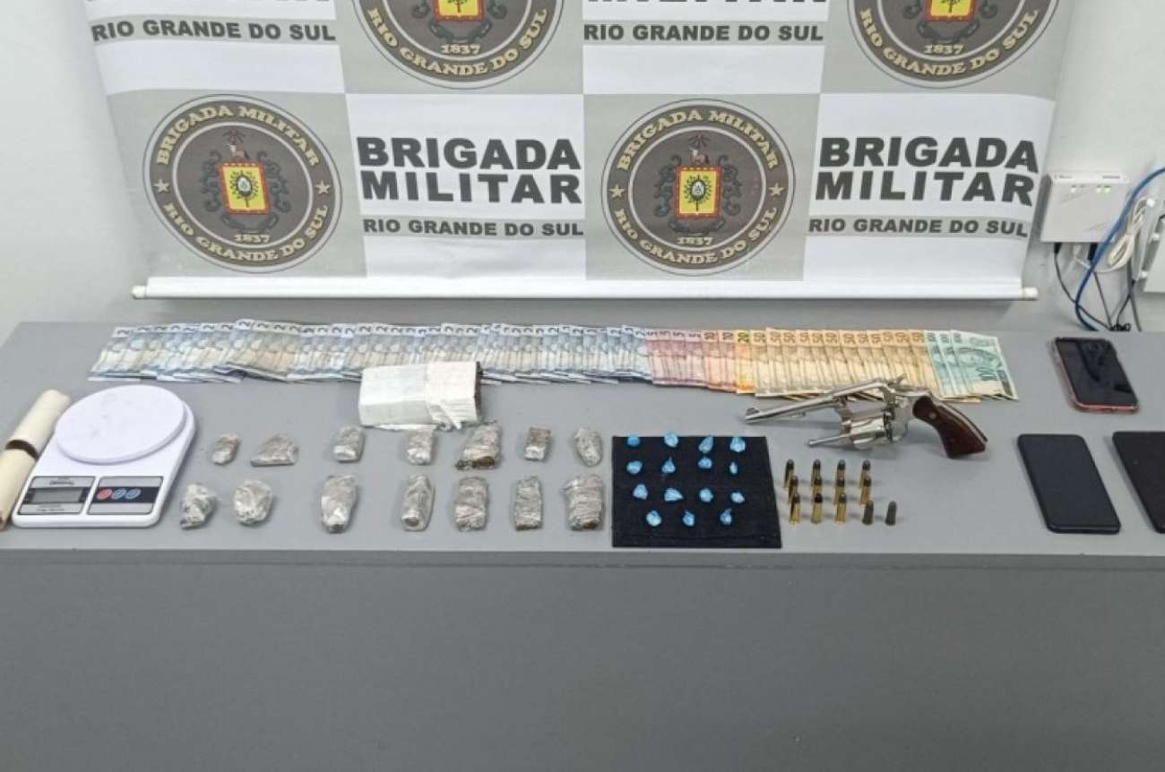 Homem é preso por tráfico e posse de arma, em Ibiraiaras