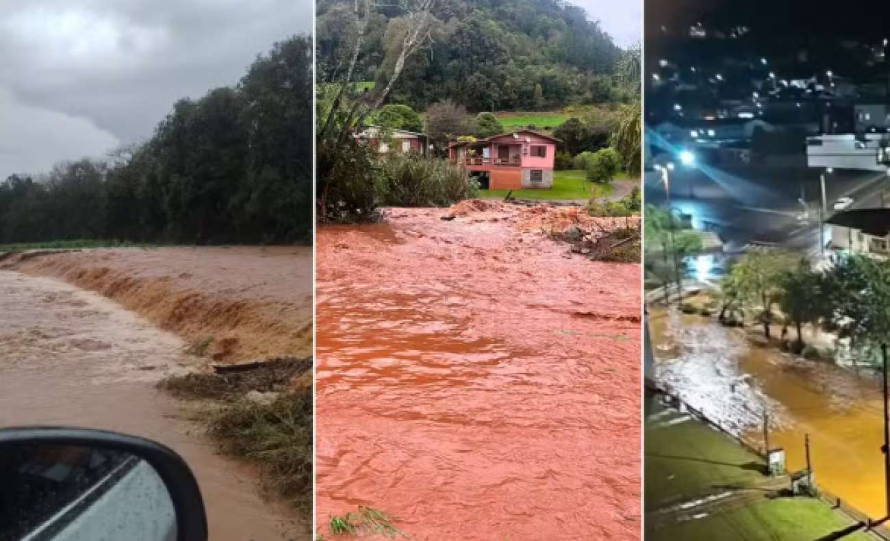 Charrua e Sananduva registram alagamentos após chuvas