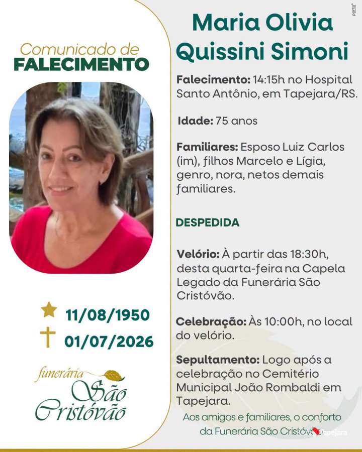 Maria Olivia Quissini Simoni