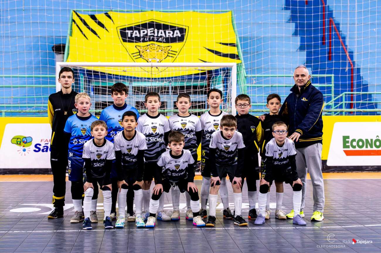 Base Onça: equipes de base do Tapejara Futsal seguem com diversos compromissos na Taça TG