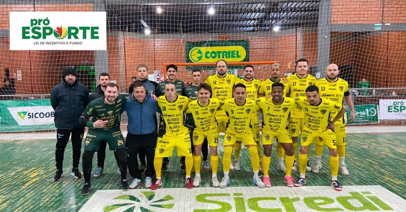 Tapejara Futsal empata com o ASAF fora de casa e segue entre os primeiros da Liga Gaúcha Série B