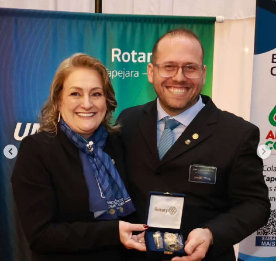 Rotary Club de Tapejara empossa nova presidente para o Ano Rotário 2026/2027