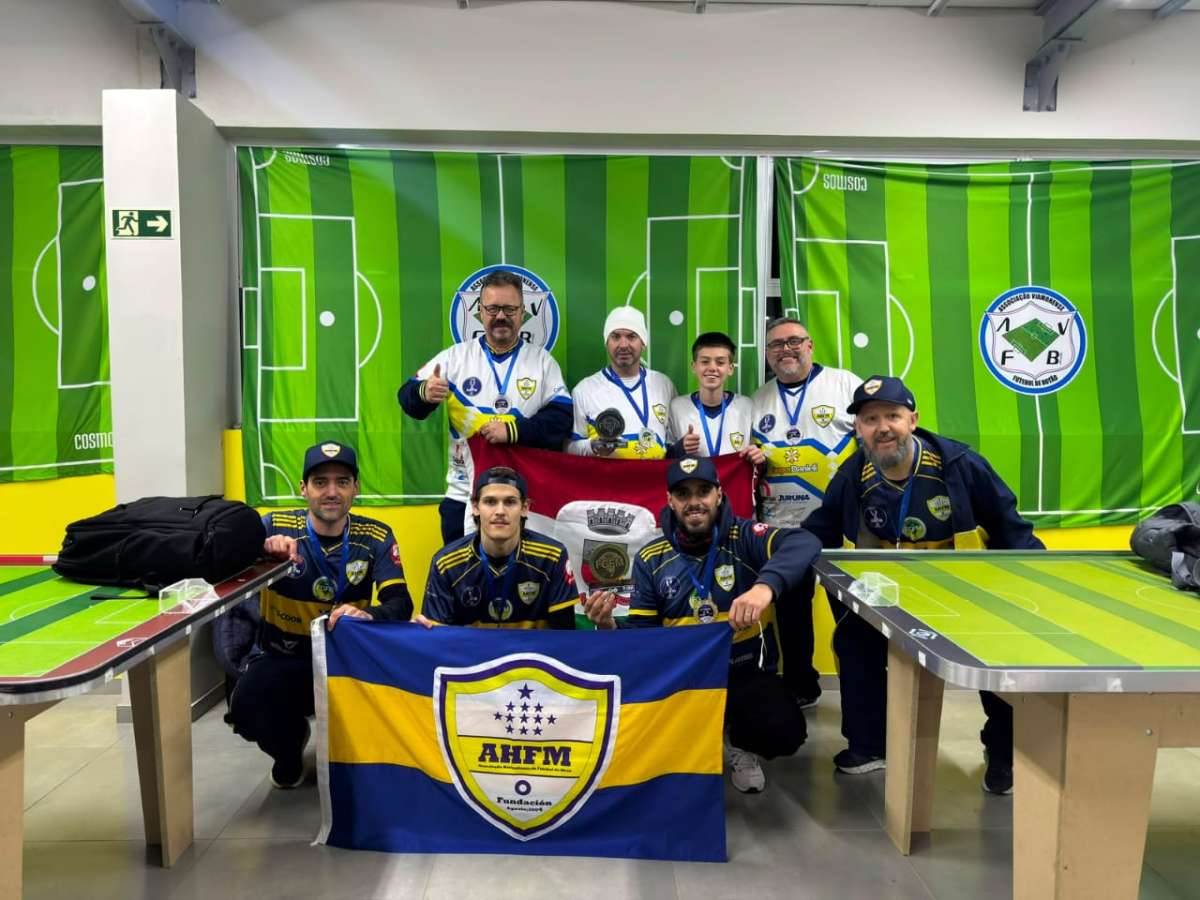 AHFM conquista título da Série Prata e terceiro lugar na Série Ouro no Estadual de Futebol de Mesa