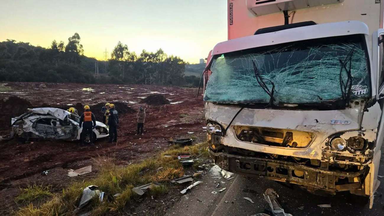 Motorista morre em grave acidente na ERS-324, em Passo Fundo