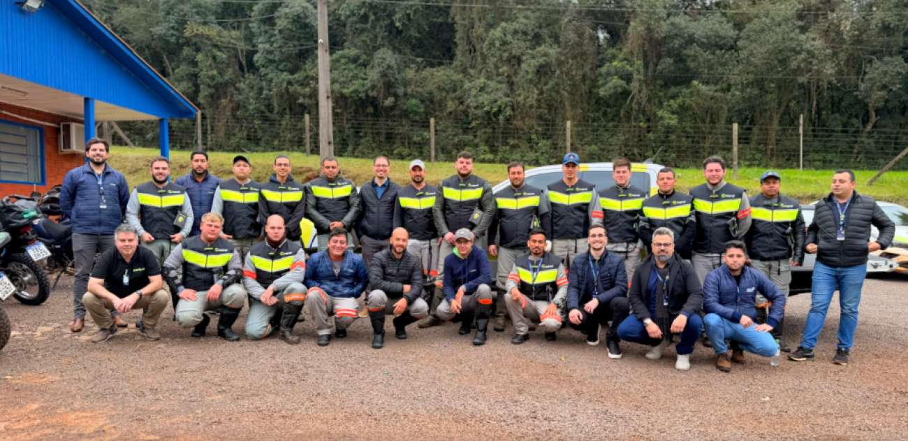 Coprel implanta tecnologia inédita no Brasil para proteger leituristas motociclistas