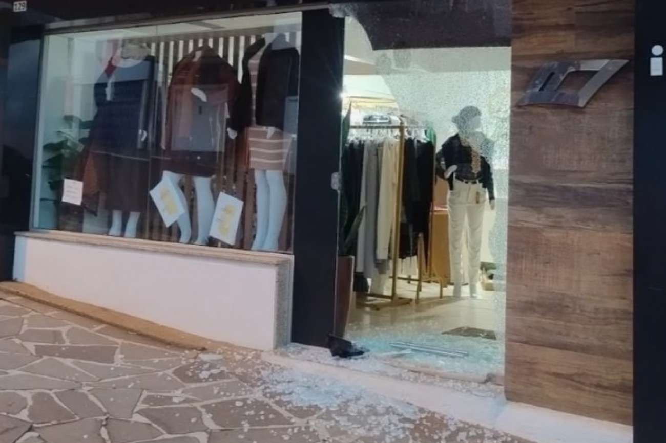 Loja é arrombada durante a madrugada no centro de Lagoa Vermelha