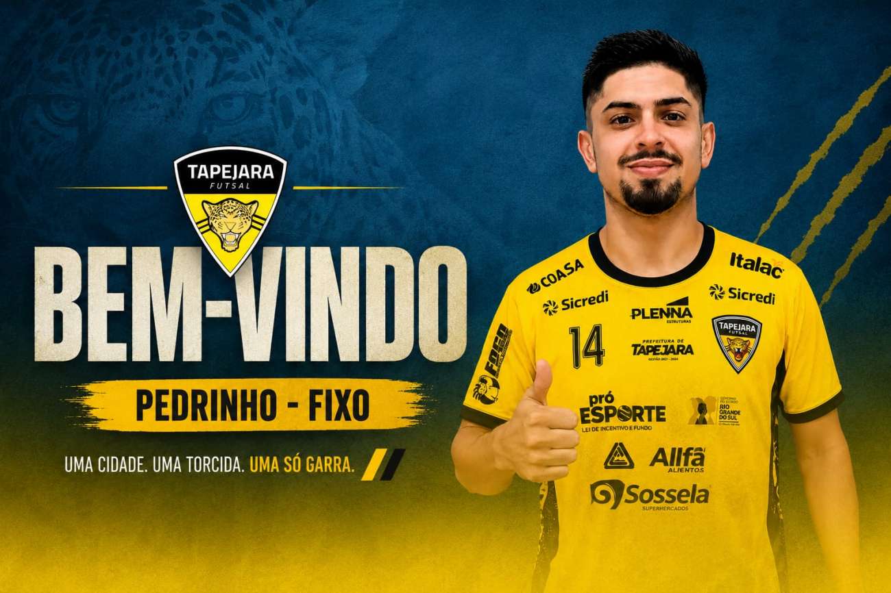 Pedrinho retorna ao Tapejara Futsal