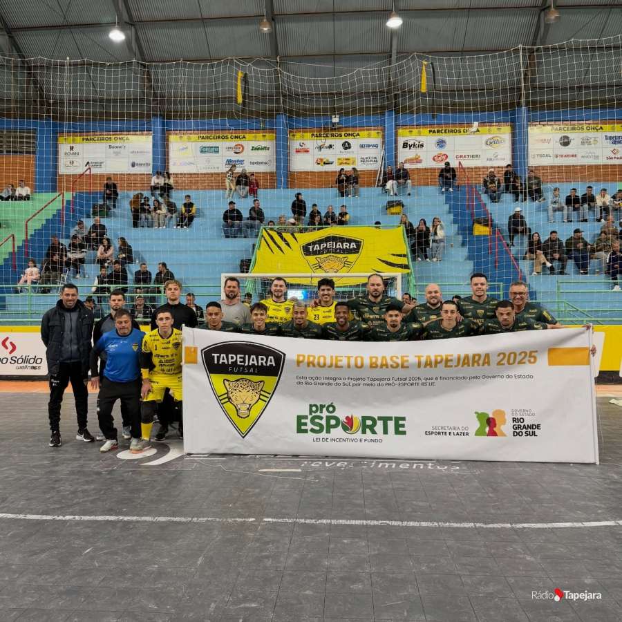 Tapejara Futsal vence o líder União Parobé, e assume a vice-liderança da Série B