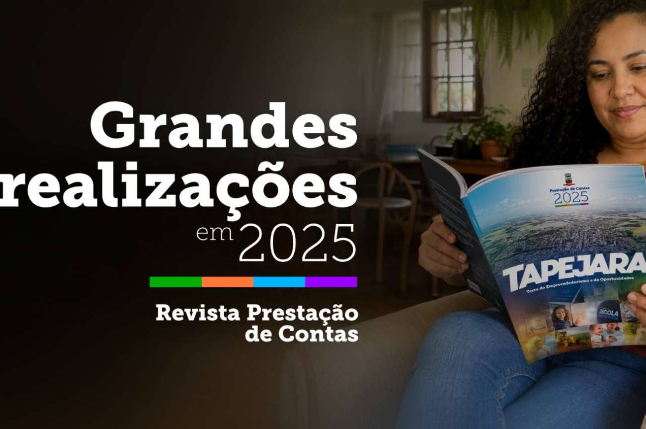 Prefeitura de Tapejara disponibiliza prestação de contas de 2025 em formato digital