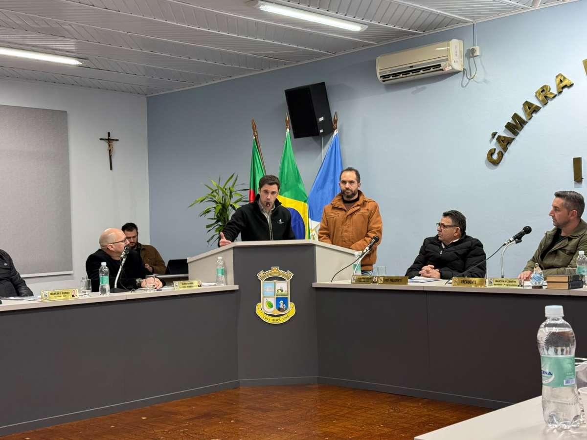 Câmara de Ibiaçá recebe representantes da Corsan para debater abastecimento de água no município