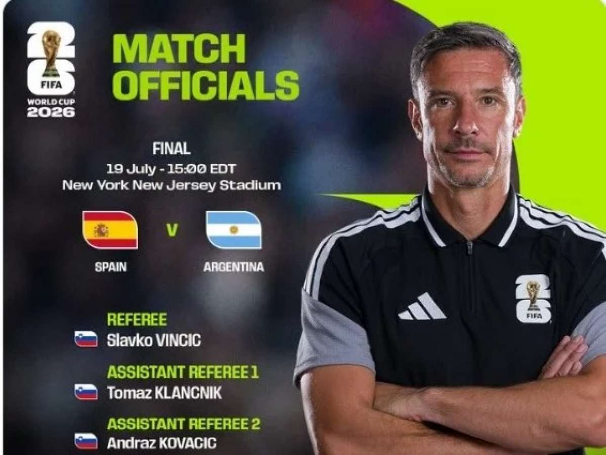 Esloveno Slavko Vincic apitará a final da Copa entre Argentina e Espanha