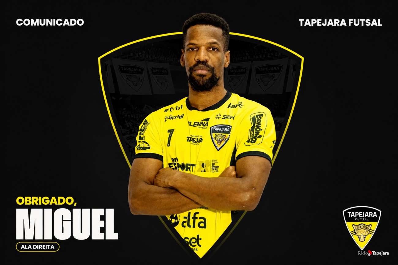 Miguel Brando deixa o Tapejara Futsal
