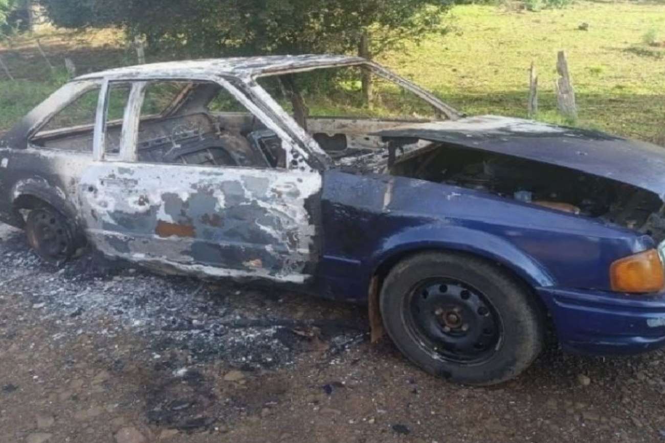 Polícia Civil investiga furto de carro encontrado incendiado em Machadinho