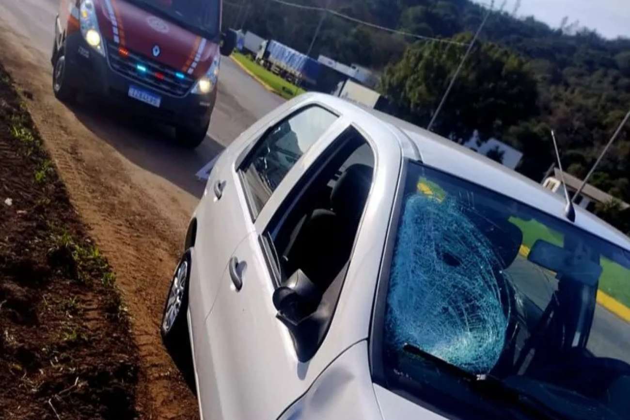 Homem fica ferido em atropelamento na ERS-129, em Serafina Corrêa