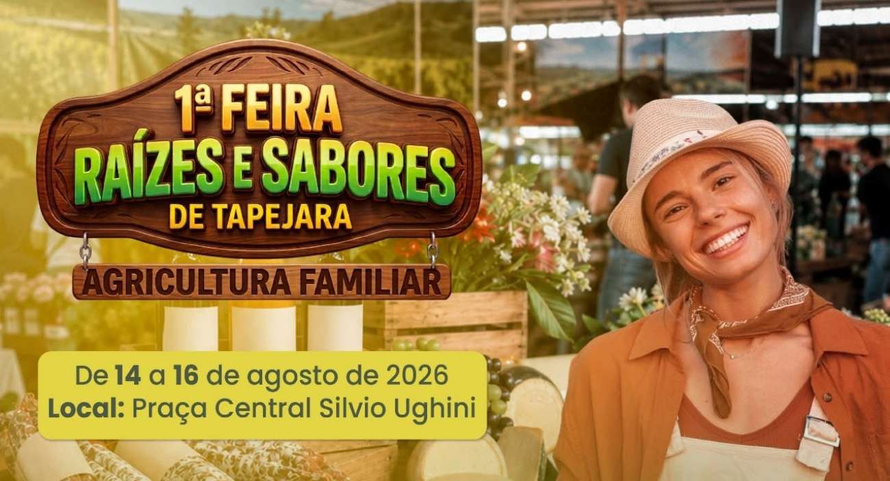 1ª Feira Raízes e Sabores de Tapejara reúne agricultura familiar, gastronomia e programação para toda a família