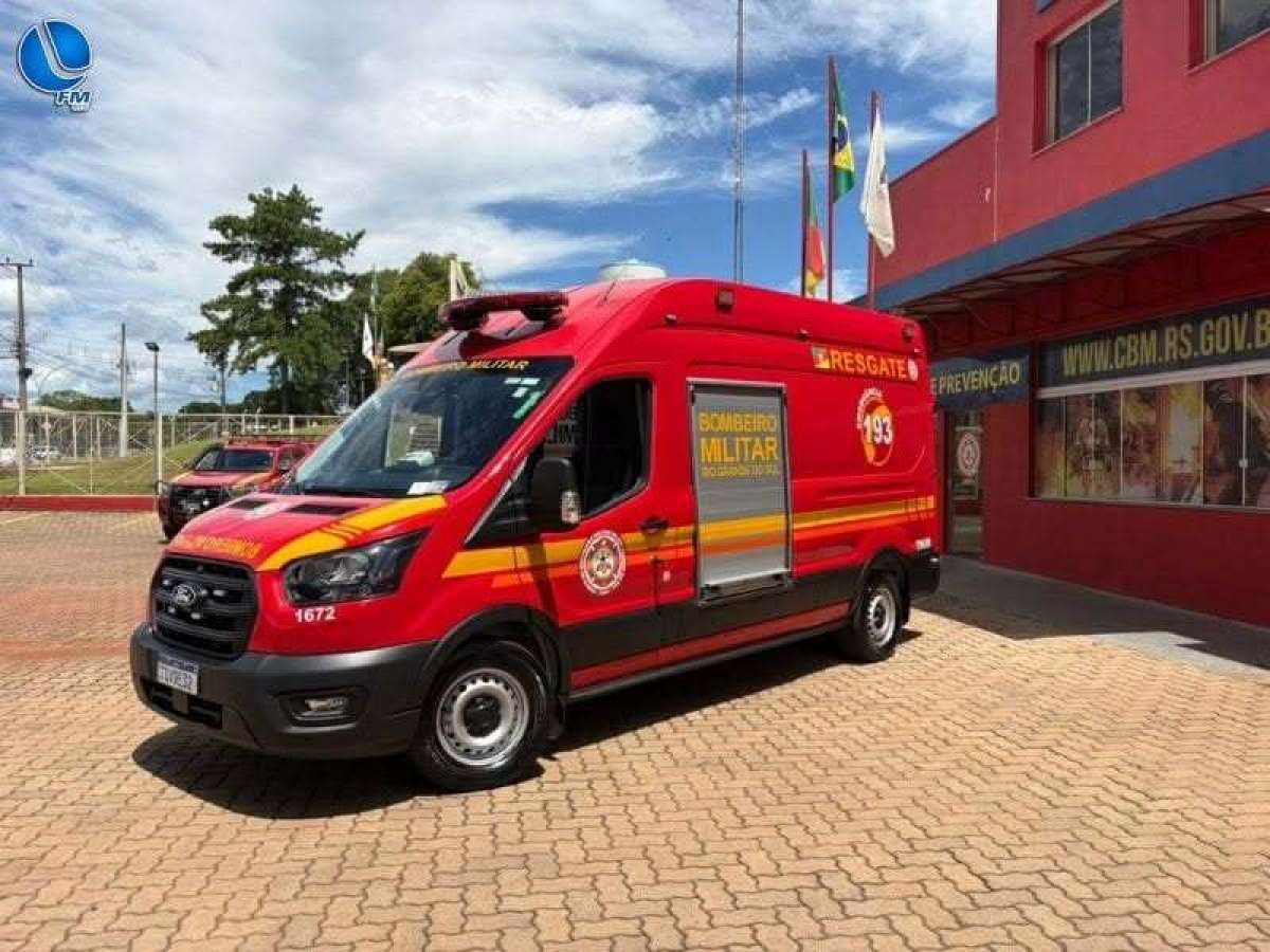 Bombeiros atendem recém-nascido de 12 dias com dificuldade para respirar em Lagoa Vermelha