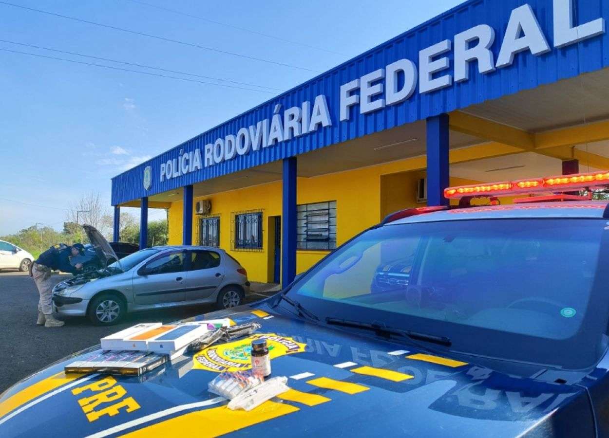 PRF apreende medicamentos de origem russa durante abordagem em Vacaria
