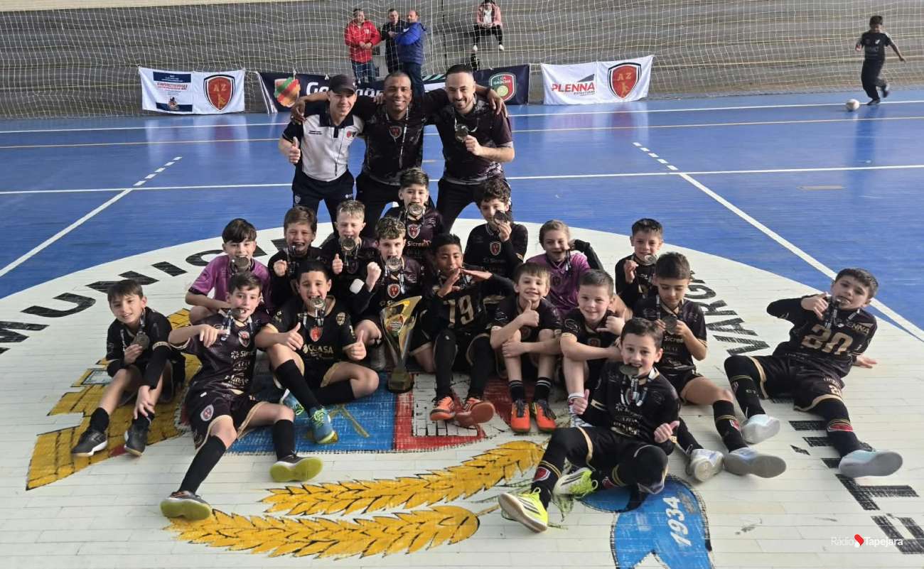 CT AZ/São Paulo conquista título regional da Liga Gaúcha Sub-09