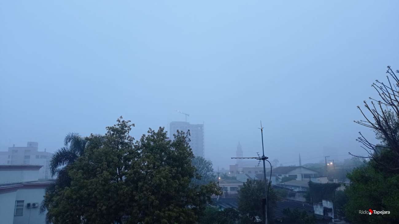 Chuva mantém tempo instável no RS; Tapejara pode ter 10 mm nesta quinta