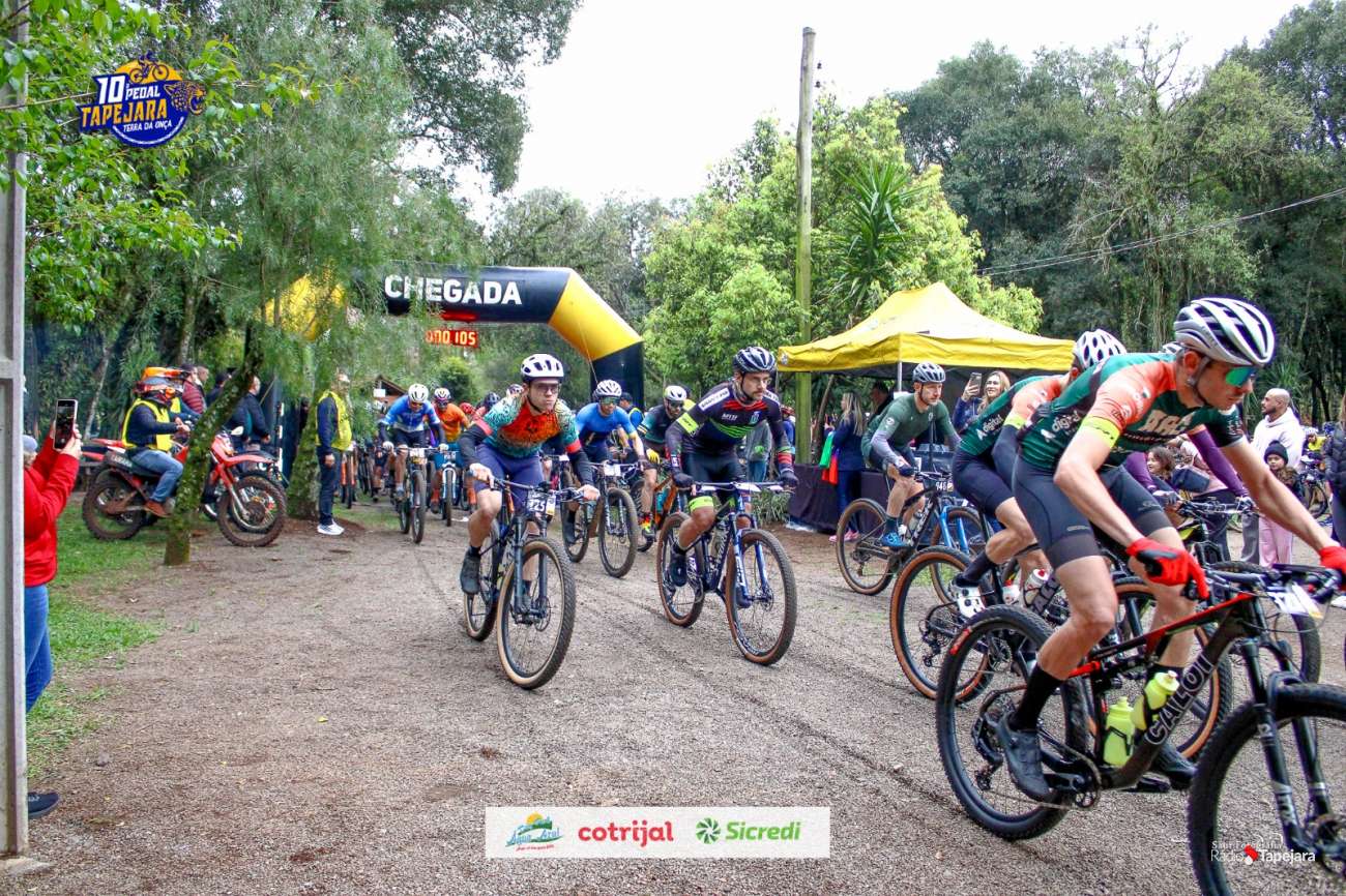 10º Pedal Tapejara – Terra da Onça reúne 329 ciclistas