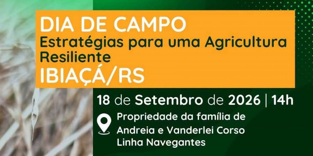 Ibiaçá realiza Dia de Campo sobre estratégias para uma agricultura mais resiliente