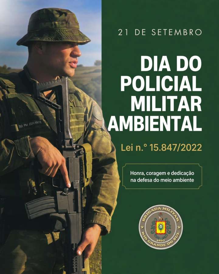 21 DE SETEMBRO - DIA DA ÁRVORE E DIA DO POLICIAL MILITAR AMBIENTAL