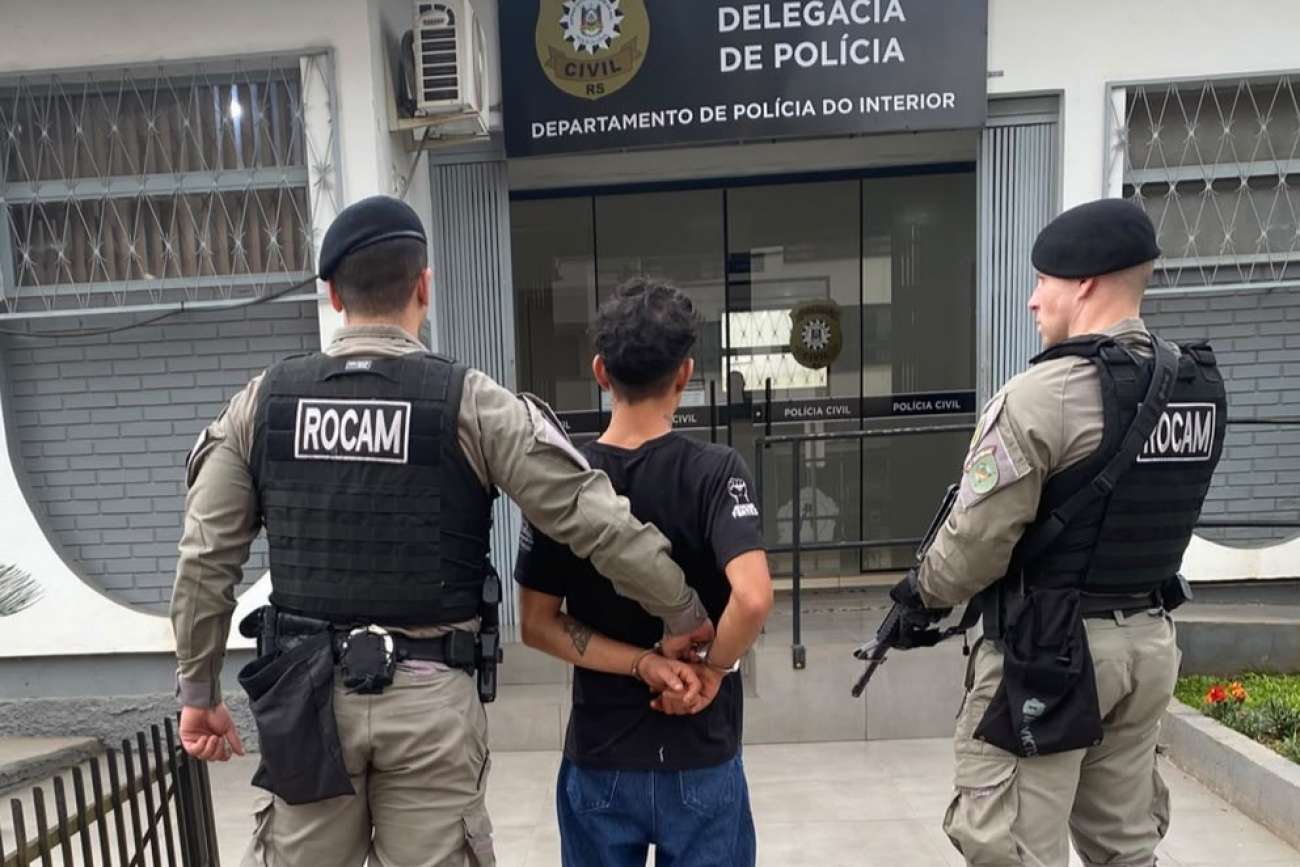 Homem de 27 anos é preso por receptação, em Água Santa
