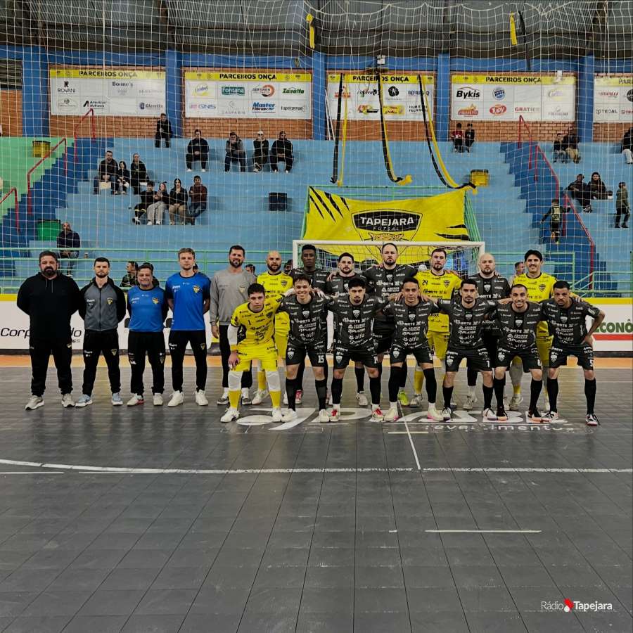 Tapejara Futsal se mantém entre os primeiros colocados da Série B após vitória do último final de semana