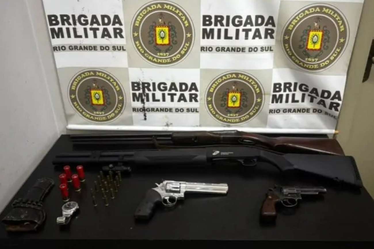 Polícia recupera seis armas furtadas de residência em Passo Fundo