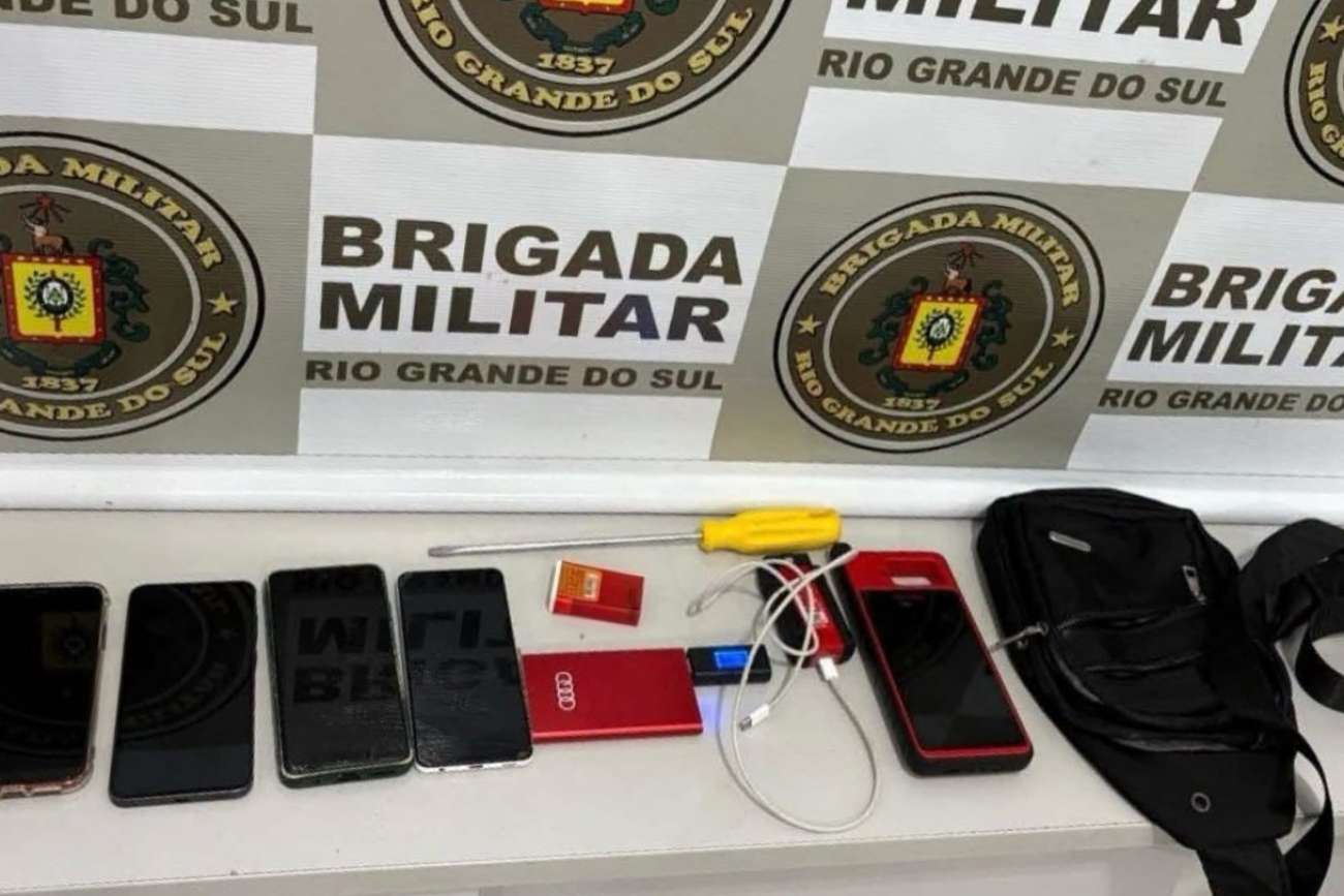 Quatro pessoas são presas em flagrante tentando furtar caminhonete em Getúlio Vargas