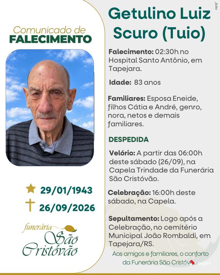 Getulino Luiz Scuro