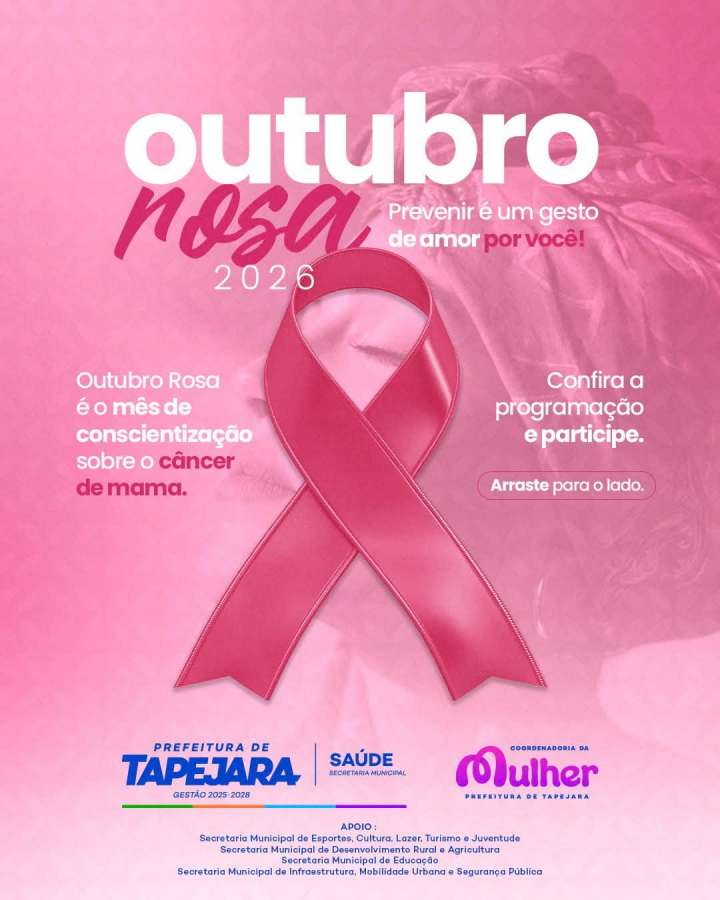 Eventos do Outubro Rosa iniciam amanhã em Tapejara