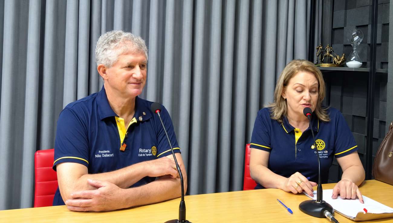 Governador do Distrito 4700 visita Rotary Club de Tapejara