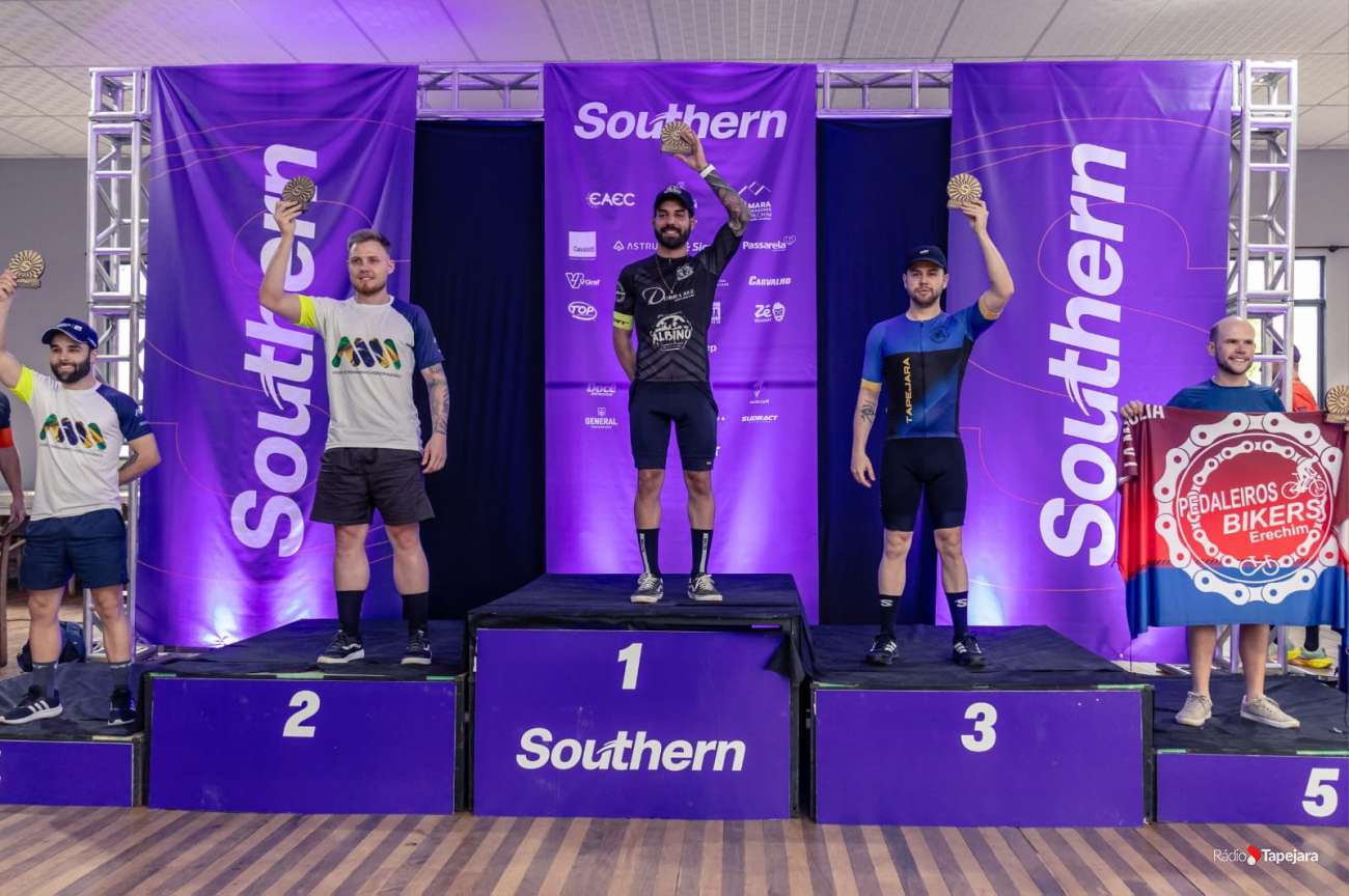 Ciclistas de Tapejara conquistam pódio no Southern Bike Festival em Erechim