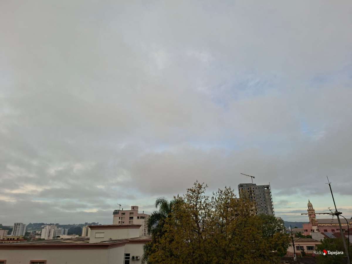 Tempo em Tapejara terá mudança na nebulosidade nesta quinta-feira