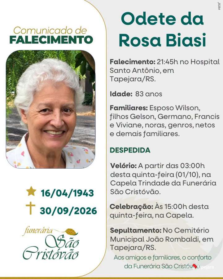 Odete da Rosa Biasi
