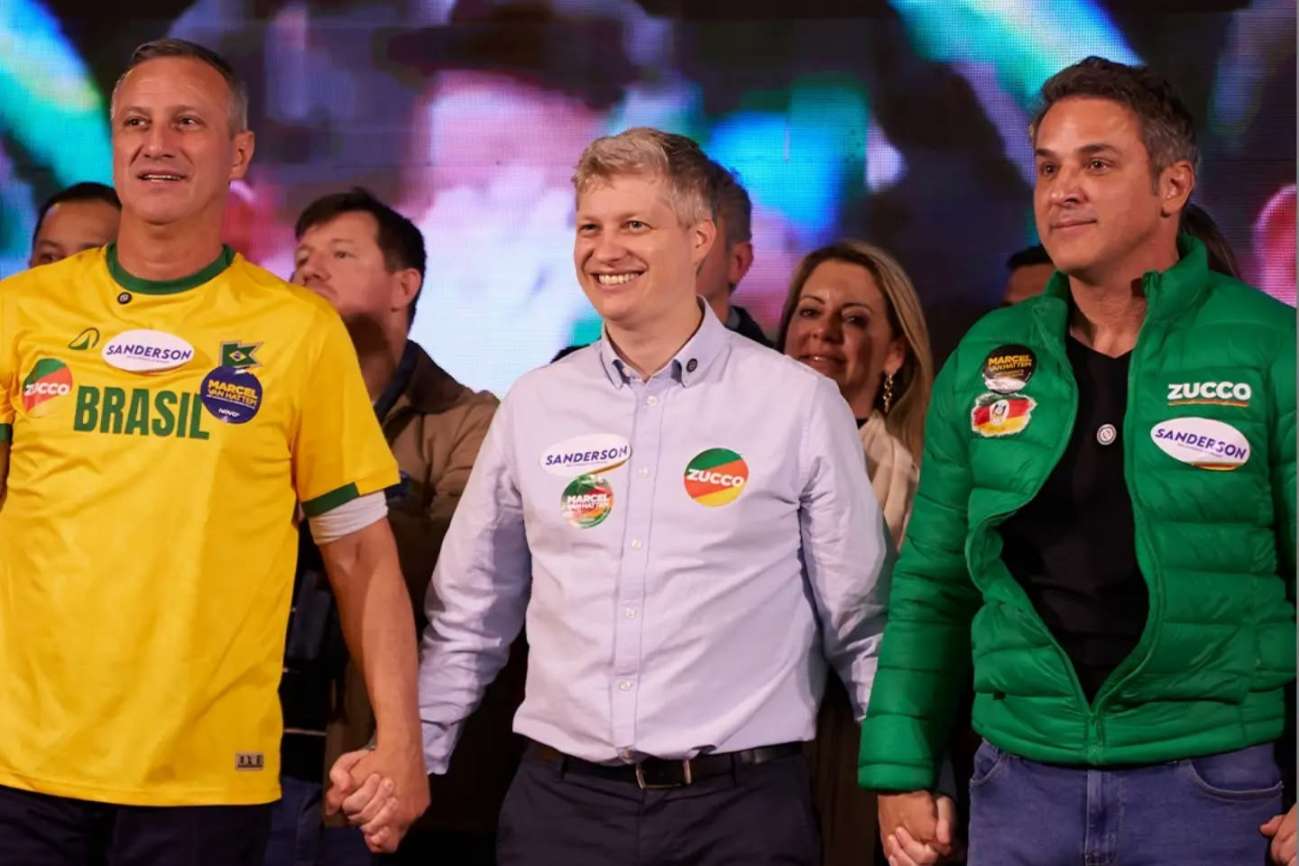 Sanderson e Marcel van Hattem são eleitos para o Senado pelo Rio Grande do Sul