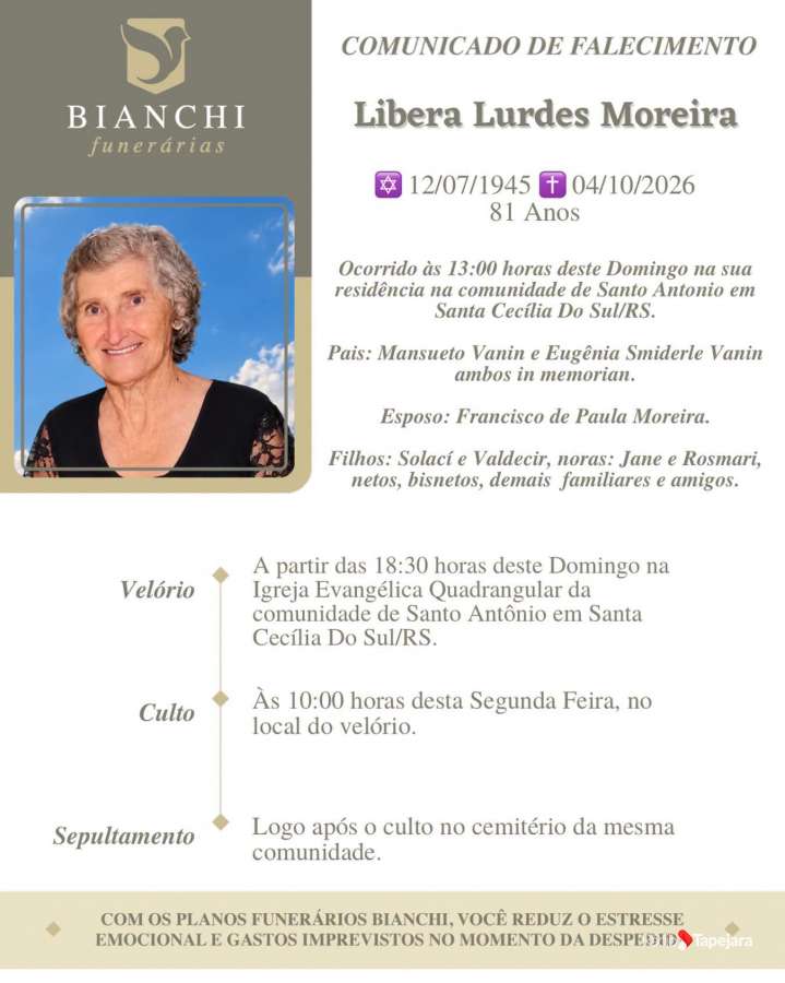 Libera Lurdes Moreira