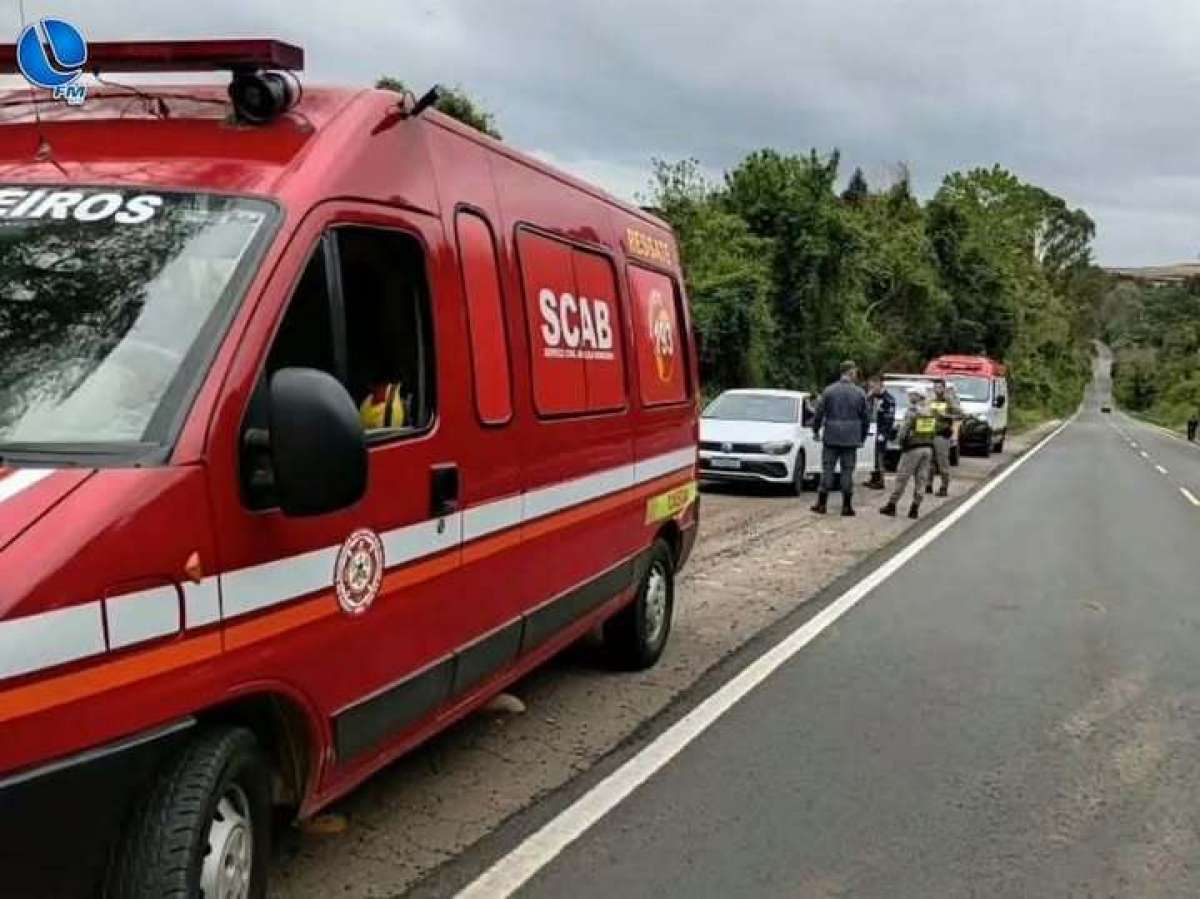 Gestante é encontrada inconsciente dentro de veículo na ERS-129 em Casca