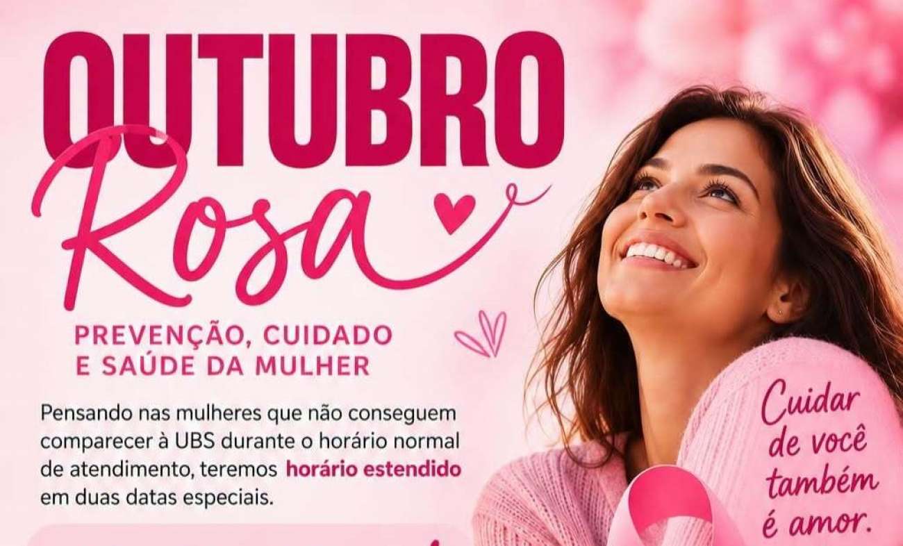 Água Santa anuncia atendimento especial na UBS durante o Outubro Rosa