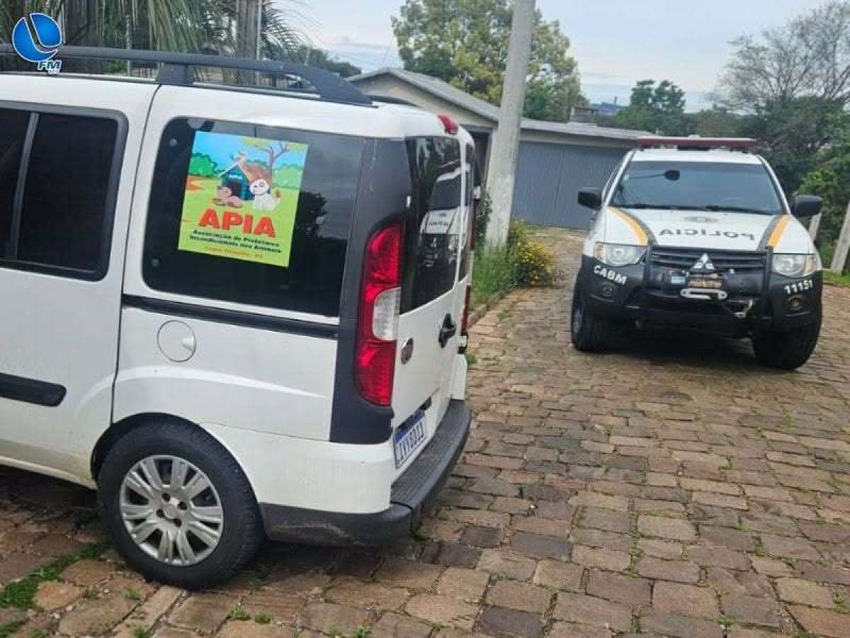 Brigada Militar efetua prisão por maus tratos em animais domésticos no município de Lagoa Vermelha