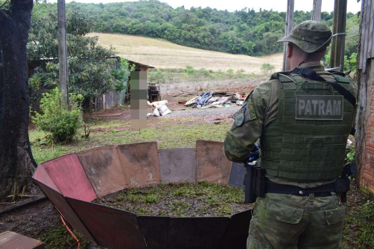 Brigada Militar flagra 26 galos em situação de maus-tratos em Charrua