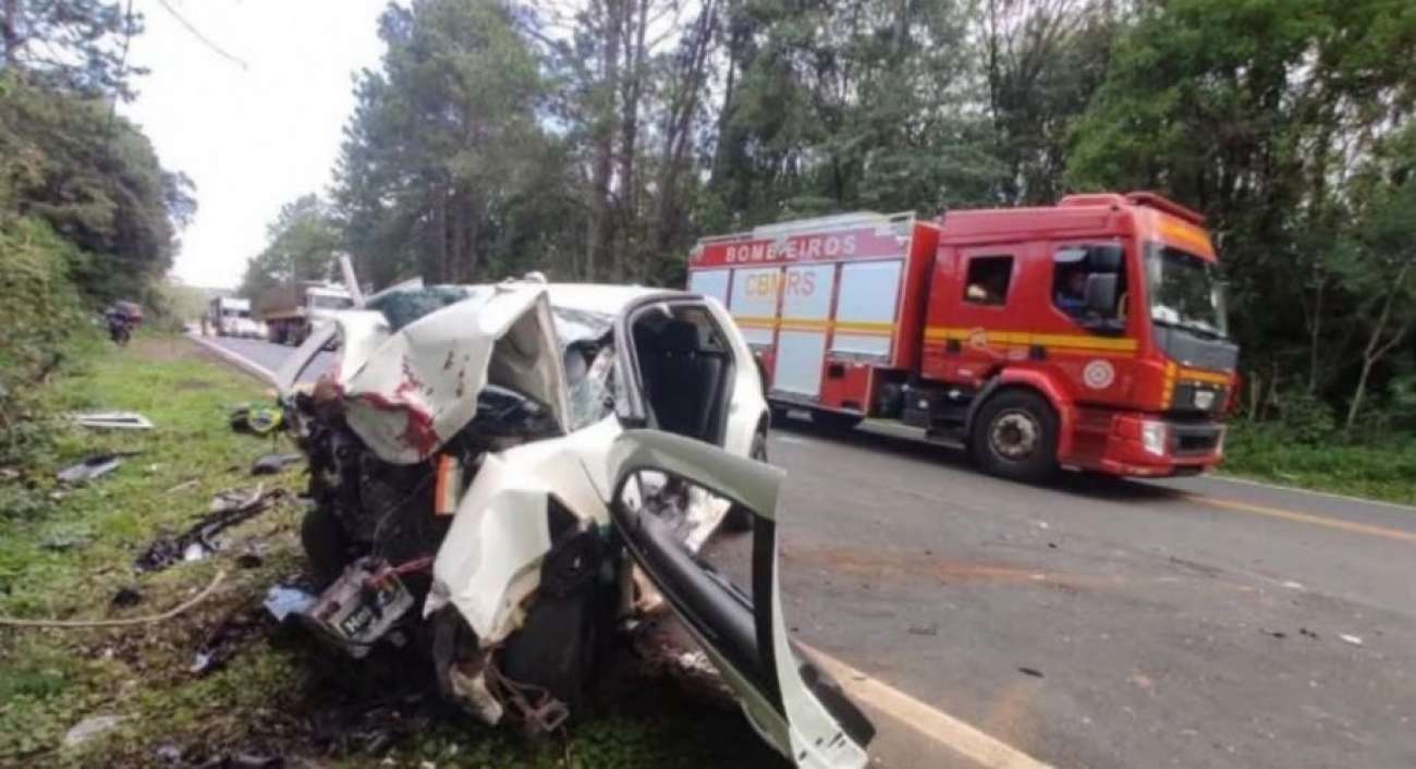 Morre a terceira vítima de acidente registrado na ERS 135 entre Erechim e Getúlio Vargas