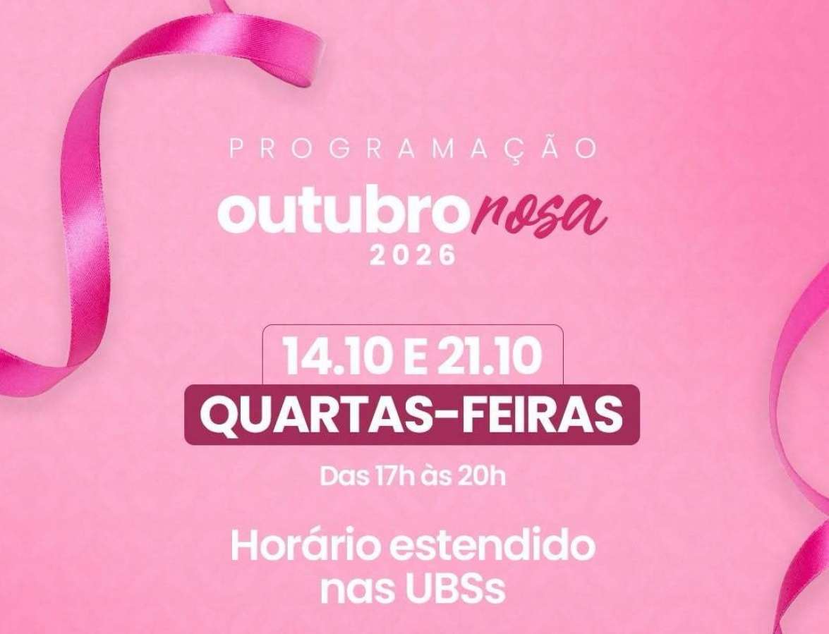 Outubro Rosa: UBSs de Tapejara terão horário estendido nos dias 14 e 21