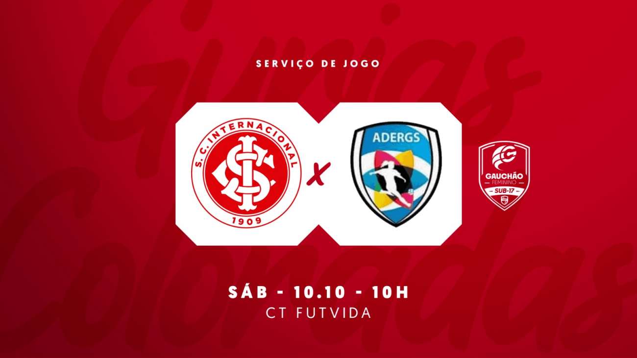 ADERGS perde para o Internacional e busca recuperação diante do Novo Hamburgo pelo Gauchão Feminino Sub-17