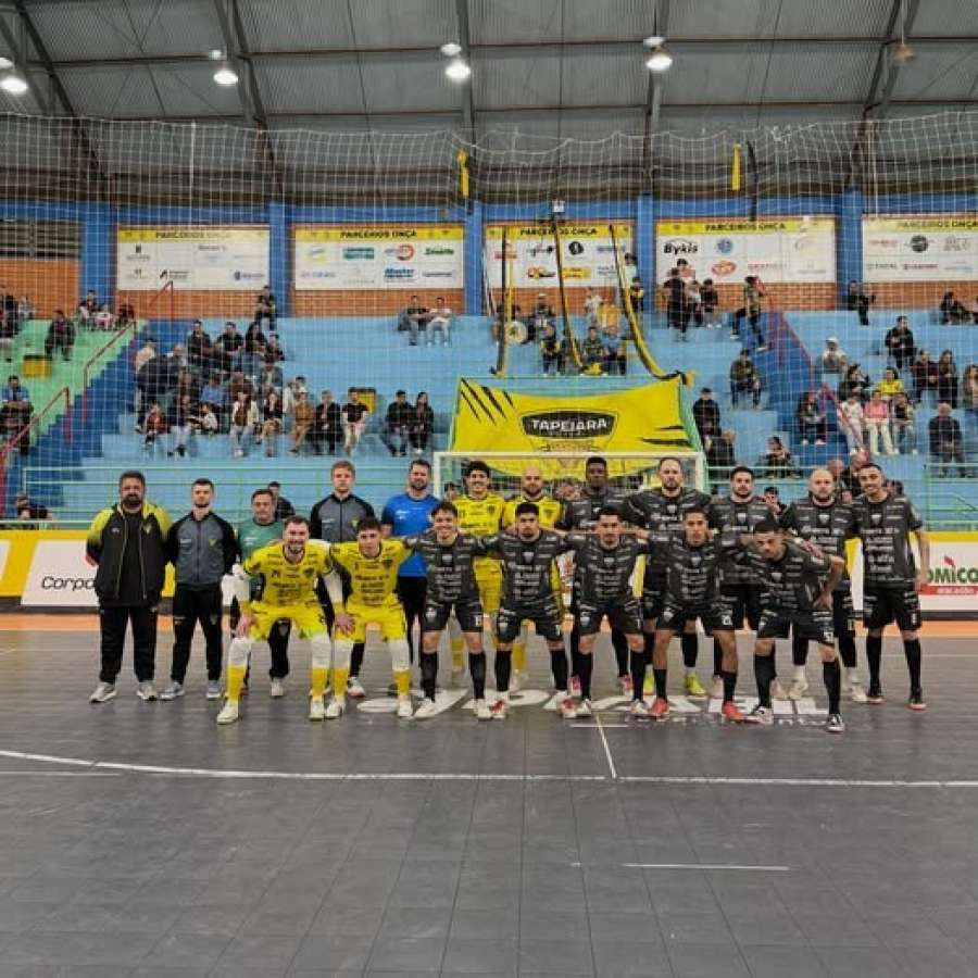 Tapejara Futsal recebe a ASF na última rodada da Série B neste sábado